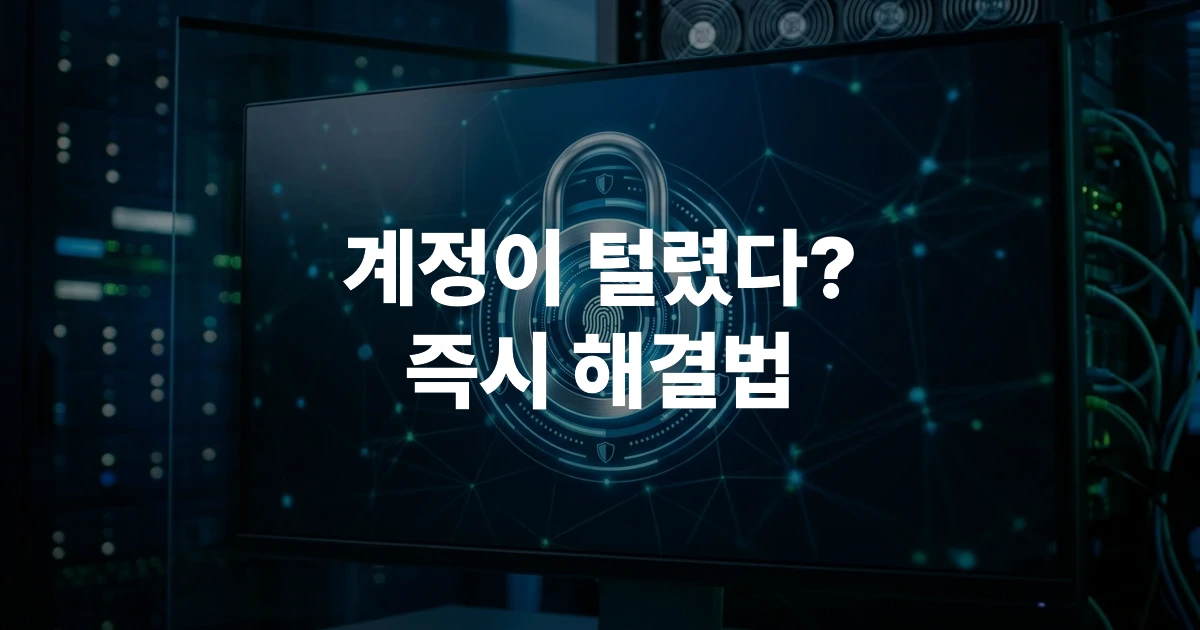 마이크로소프트 사칭 이메일과 스미싱 예방을 위한 디지털 보안 잠금장치 이미지