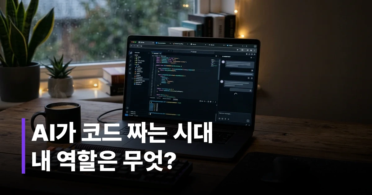 2026년 AI 코딩 도구 Cursor Claude Code Codex 비교 화면이 표시된 노트북