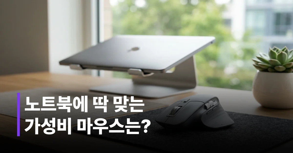 가성비 무선 노트북 마우스 TOP 4 모델 비교