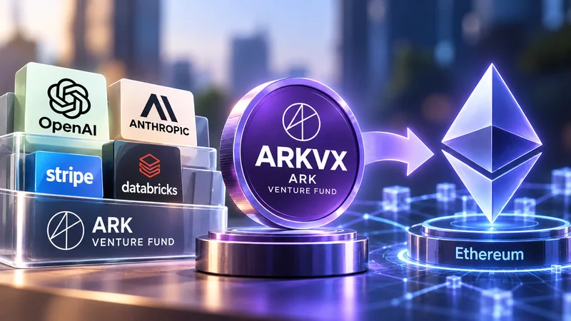 OpenAI·앤트로픽 이더리움 토큰화와 ARKVX 펀드에서 달라지는 점을 보여주는 블로그 썸네일