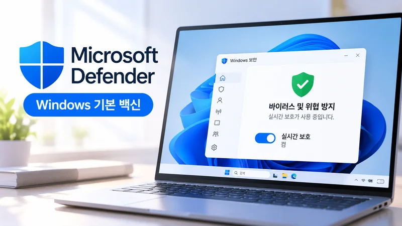 Windows 기본 백신: Microsoft Defender
