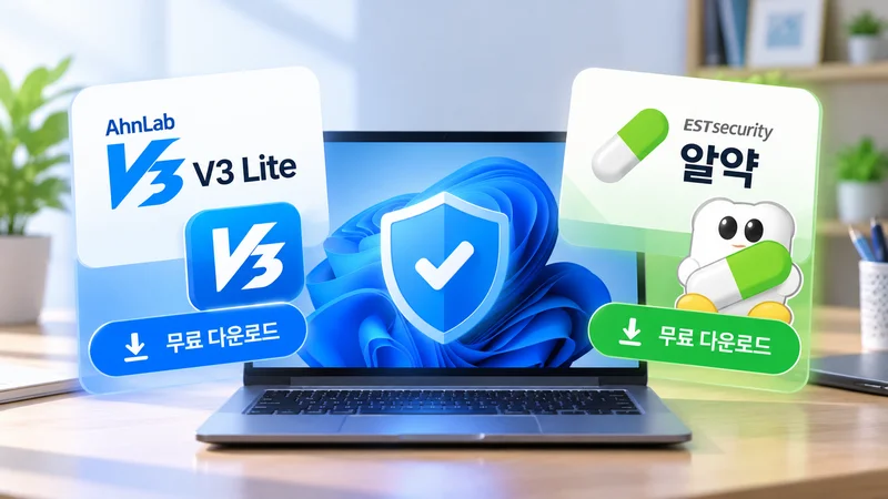 한국어 제품과 국내 안내를 고려한다면: V3 Lite·알약