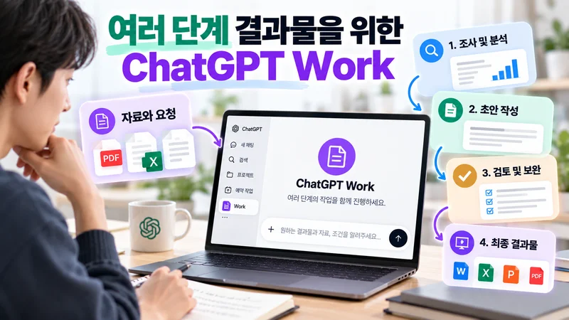 한 사용자가 프로젝트 자료와 이용 권한을 확인하고 단계별 결과물과 검토 기준을 살피는 모습